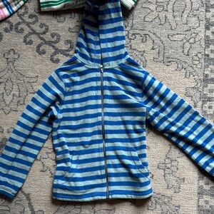 Hanna Andersson Blue Striped Kids cover Up 10